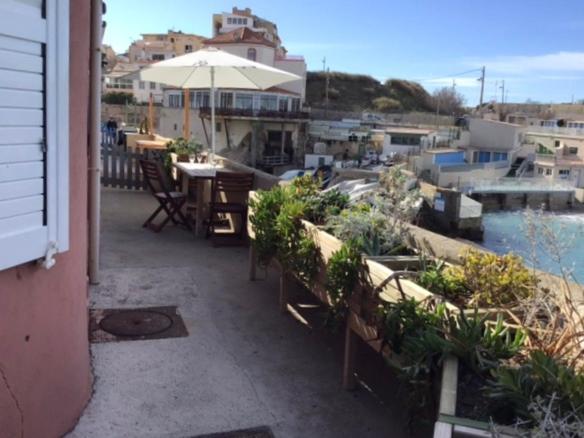 Cabanon Marseillais 45 m2 sur l'eau à Malmousque Marselha Exterior foto